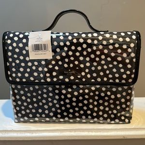 Kate Spade lita bag makeup bag in Musical Dot